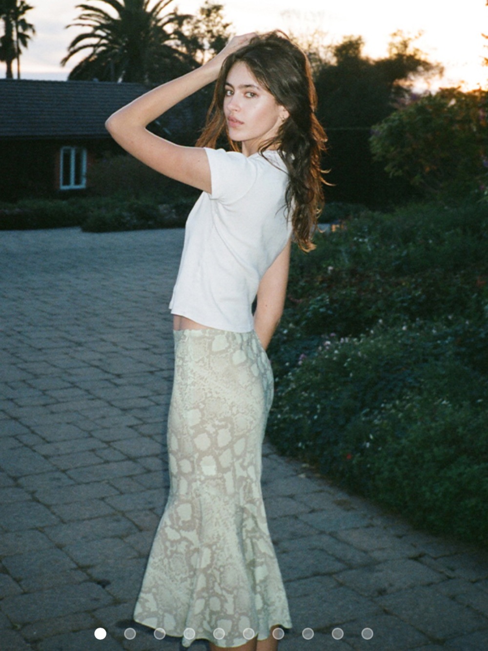 Realisation carmen skirt in absinthe